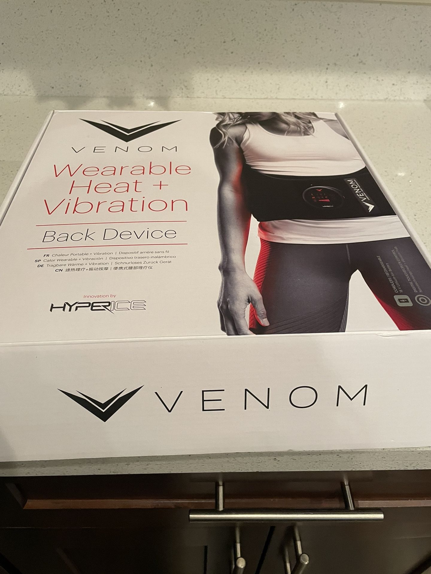 New Venom Wearable Heat & Vibration Back Device