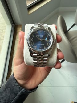 Rolex Datejust 41 Blue Roman Dial | Jubilee Bracelet | Fluted Bezel