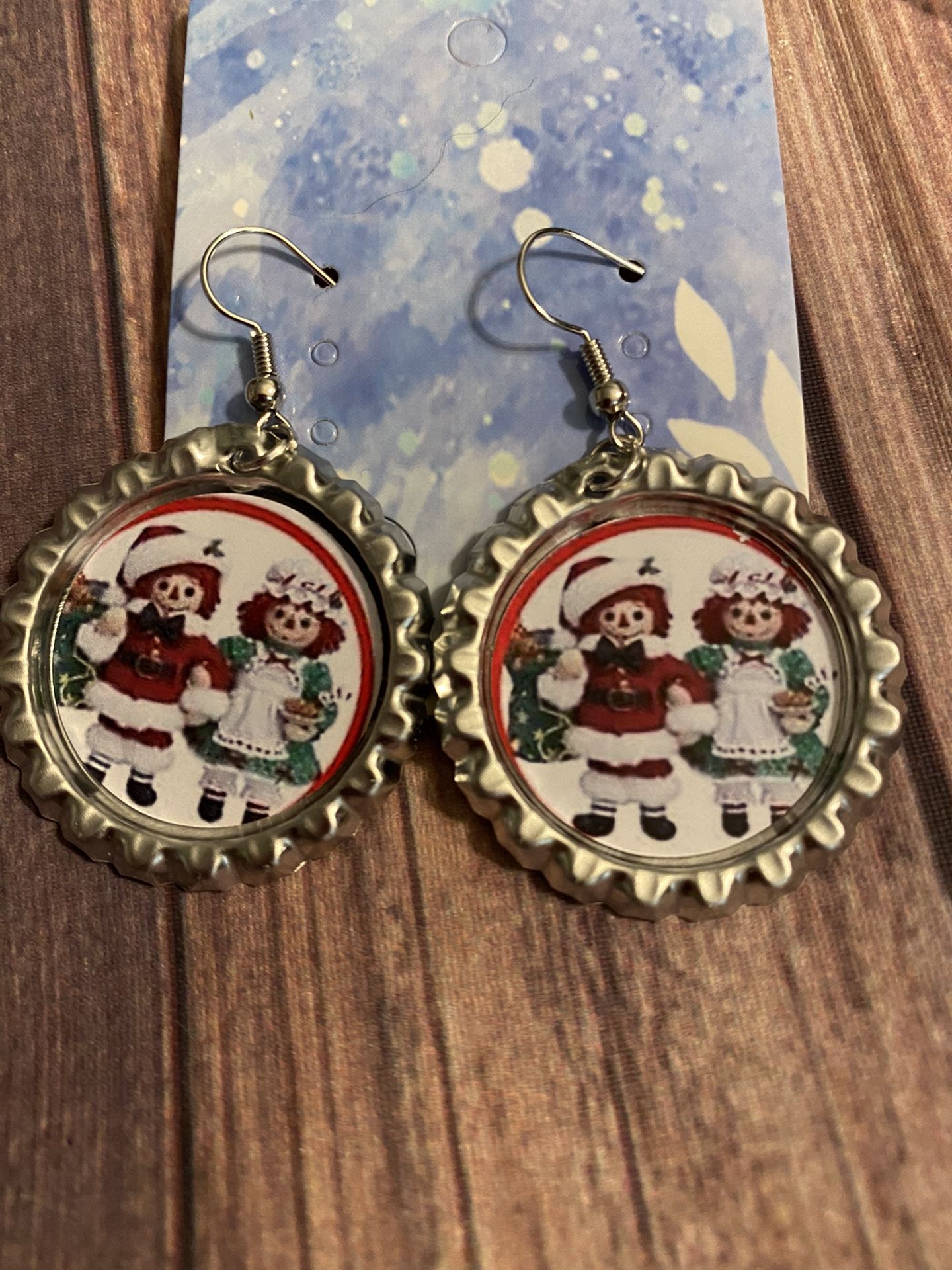 Raggedy Ann and Andy earrings