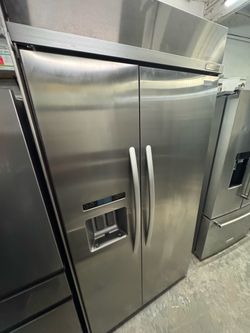 KitchenAid 42”Stainless Steel Side-by-Side Refrigerator
