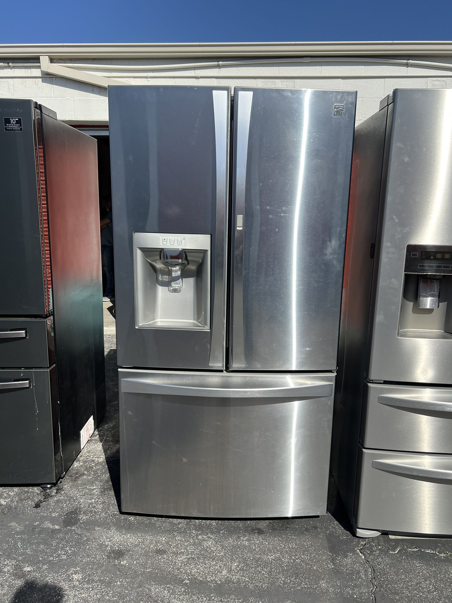 Kenmore Elite French Door Refrigerator Stainless Steel 