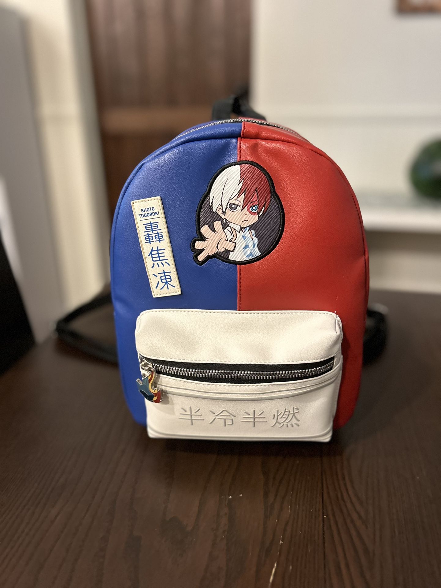 Never used PERFECT CONDITION My Hero Academia Shoto Todoroki Fire & Ice Mini Backpack NEVER Used CASH ONLY many items in my listing