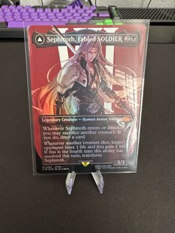 Sephiroth, Fabled SOLDIER (0382) (Borderless) (Foil)