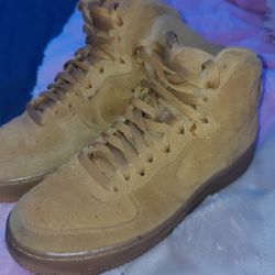 air force 1 high top lv8 wheats
