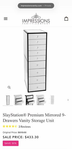 Drawer Vanity Storage Unit