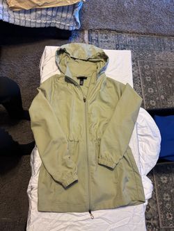 Women’s Sage Green Hooded Jacket – $15 OBO
