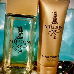 1 Million By Paco Rabanne 3.4 Oz Cologne & Shower Gel 