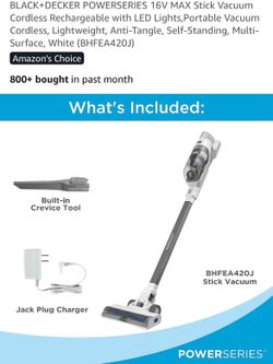 BLACK+DECKER Cordless Vacuum for Sale 🛍️