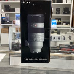 Sony FE 70-200mm F2.8 GM OSS II 4th Of July Sale!(Ends July 5th 12pm)