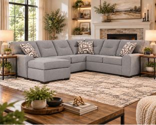 Grey Sectional Sofa With Chaise