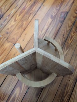 Lazy Susan Paper Towel, Spice Rack, and Utensil Holder - Wooden