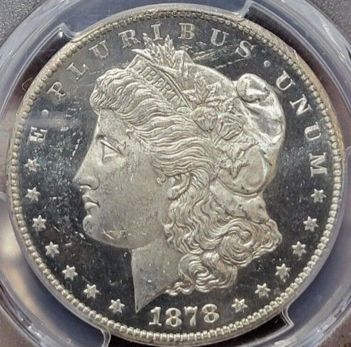 1878 CC Morgan Silver Dollar Awesome Deep Mirror Proof Like!