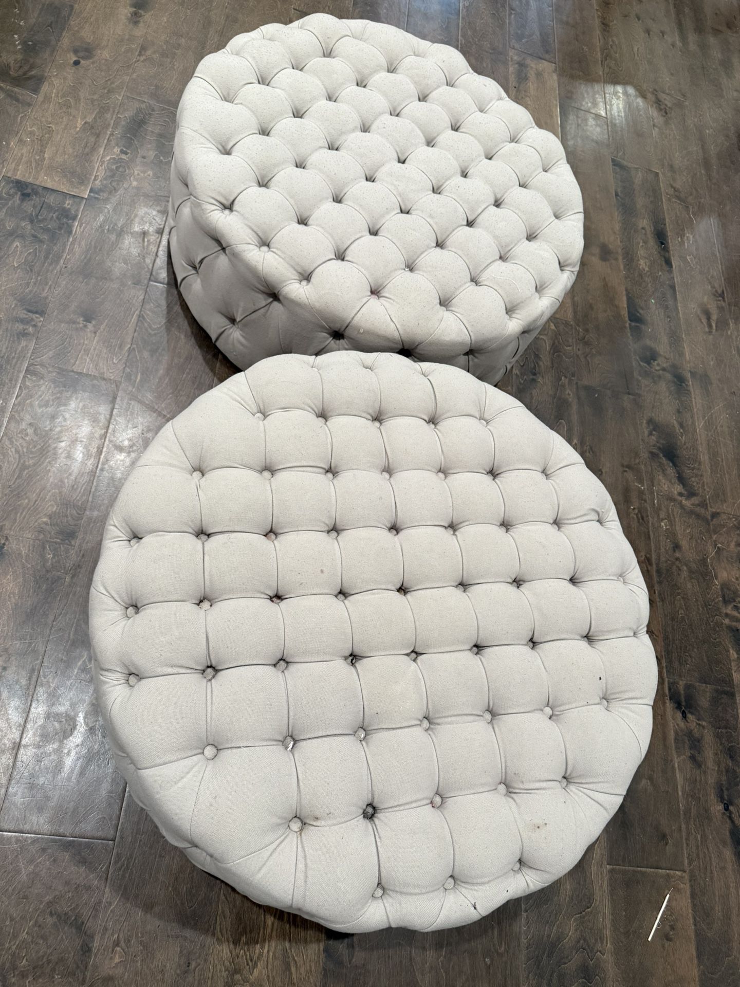 Grey Ottoman