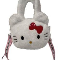 Hello Kitty SUPER SOFT PLUSH CROSSBODY BAG 7.5"