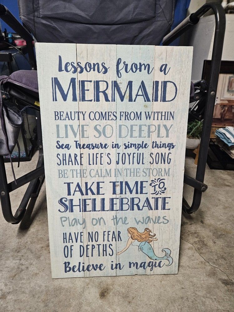 Mermaid Wall Art Girls