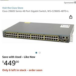 CAT2960S STACK 48 GIGE 2 X 10G SFP+ LAN BASE