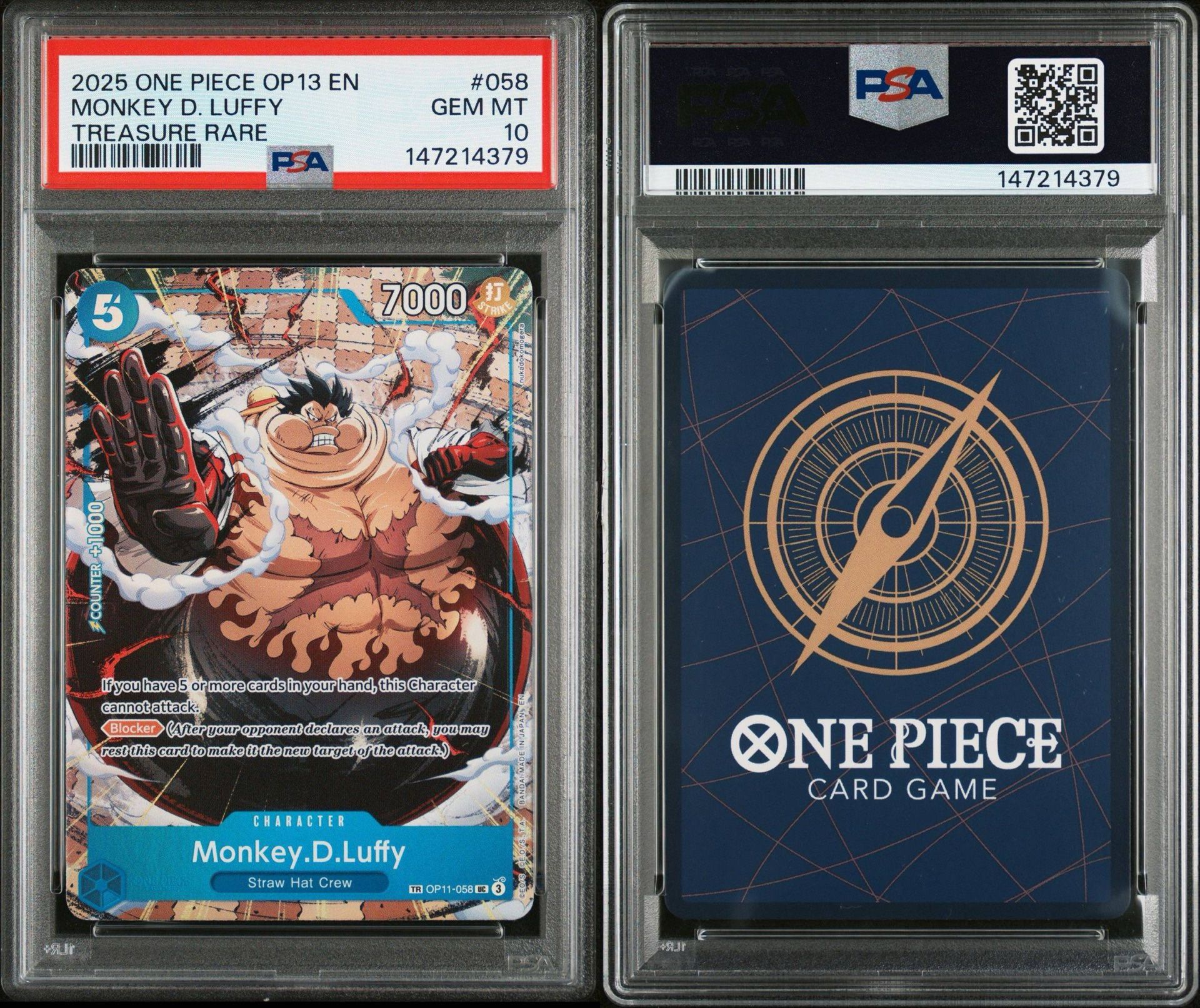 2025 ONE PIECE OP13-CARRYING ON HIS WILL | TREASURE RARE