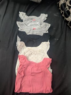 Newborn sleeveless onesies set of 5