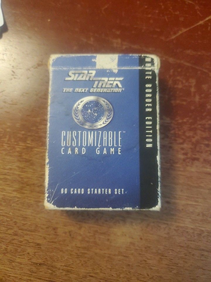 Star Trek The Next Generation Card Game.
