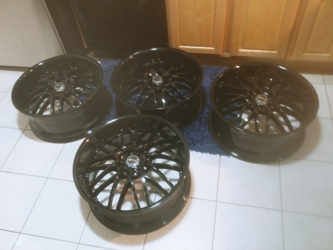 MSR BLACK GLOSSY 20 INCH RIMS