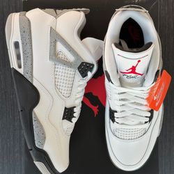 Jordan 4 Retro “White Cement 2025” (Size 6.5Y-7Y, 10M-12M Available) | Brand New Deadstock