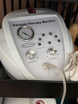 Vacuum therapy machine