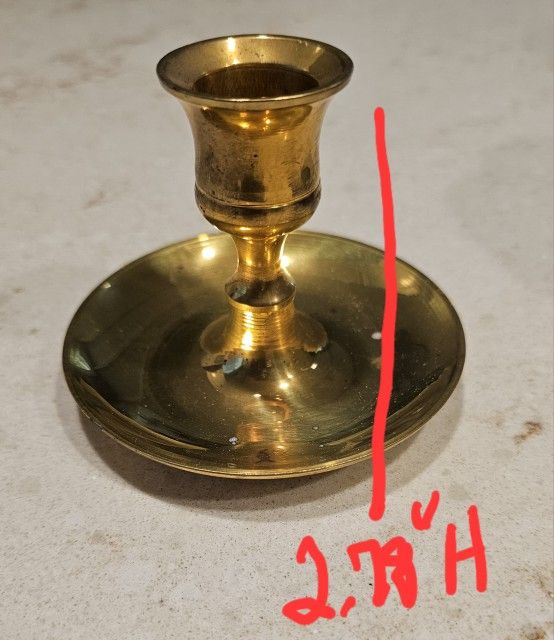 1 Brass Candle Holder $1.50