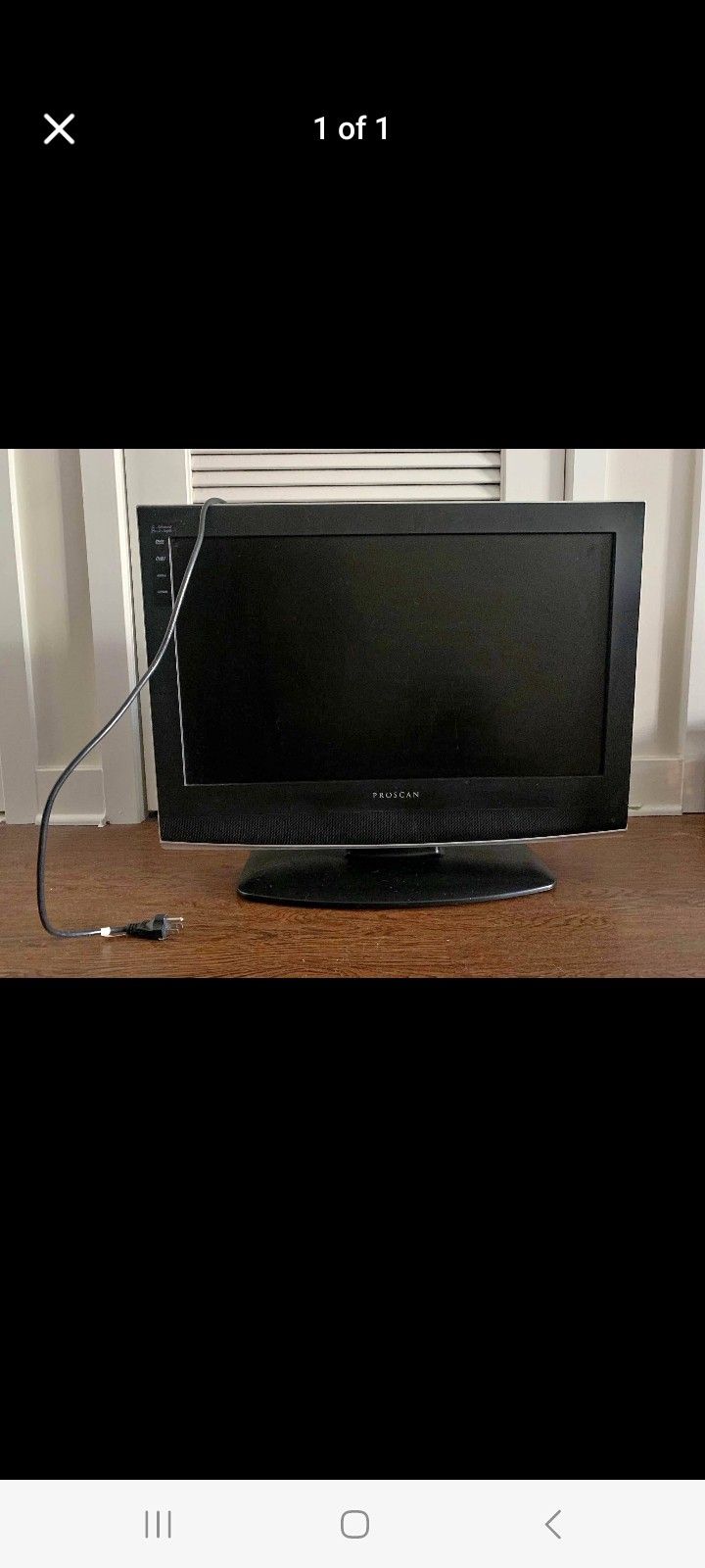 26" PROSCAN 1080P TV WITH BUILT-IN DVD PLAYER AND ROKU STREAMING STICK WITH REMOTES $100 FINAL PRICE