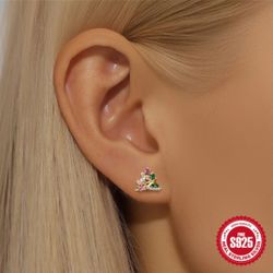 Christmas Earings S925 Silver