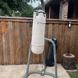 Boxing stand and bags