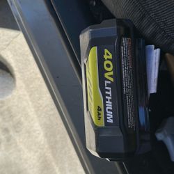 40 V Lithium 4ah Battery