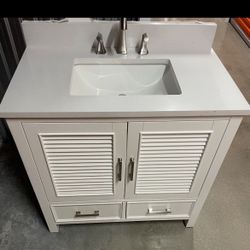 Bathroom Vanity  36”W -34” H -22”1/2 D