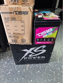 Brand new ds18 & xs car batteries