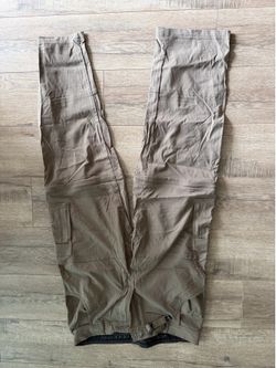 Prana convertible pants dark khaki 33x32