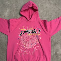 Sp5der Pink Hoodie