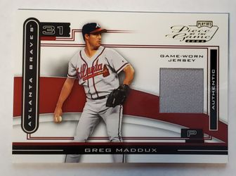 2003 Playoff Greg Maddux Piece of the Game Atlanta Braves MLB