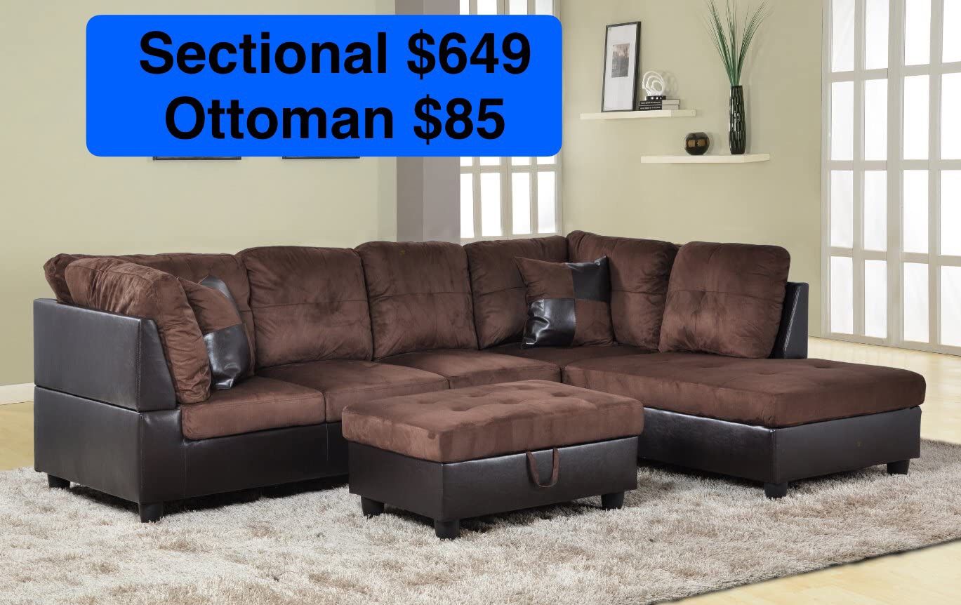 🔥FREE DELIVERY🔥Brand New Sectional Sofa Couch
