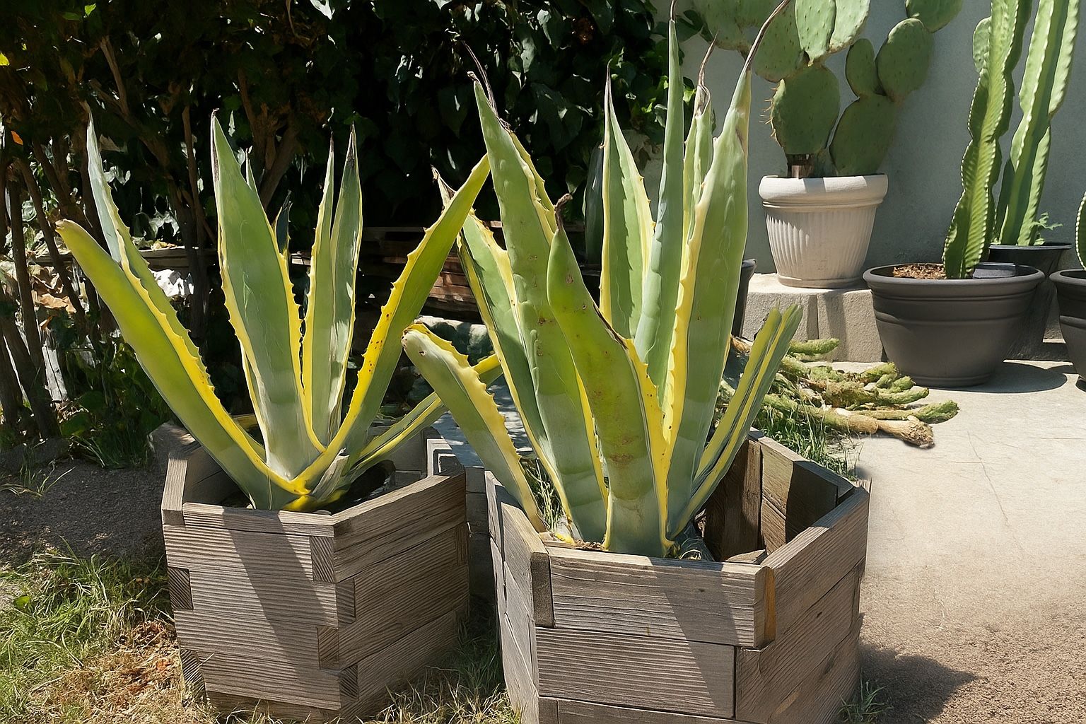 Extra Large Succulent & Cactus Planter in Hand Made Hexagon Bee Planter With Plants– Outdoor/Indoor Garden Decor