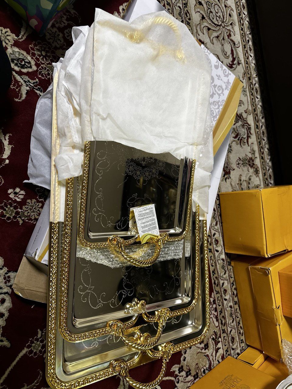 Gold Tray