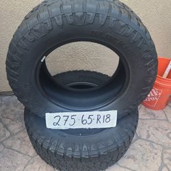 275. 65 R18 2 Tires