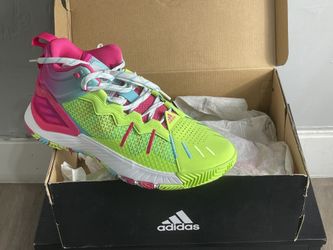 Adidas D Rose Son of Chi Signal Green Pink Size 7