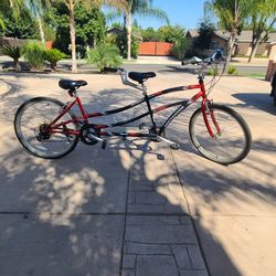 Tandem bicycle
