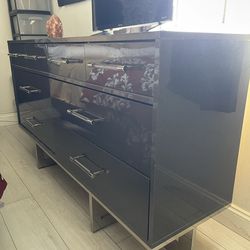 Modern Graphite Dresser 