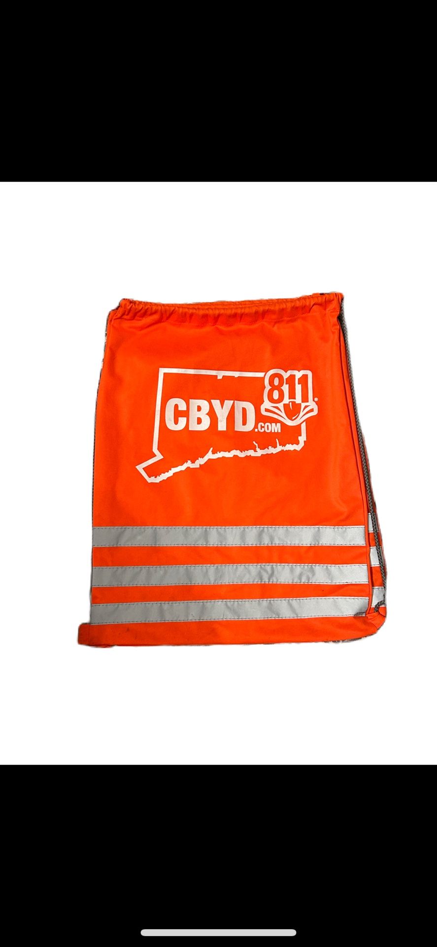 Orange Cinch Bag Great Condition