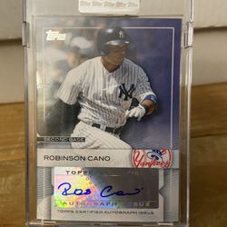 2009 Topps Robinson Cano Autograph