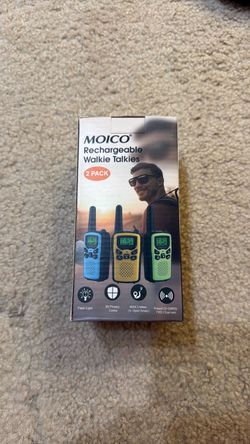 Moico Rechargeable Walkie Talkies 2 Pack