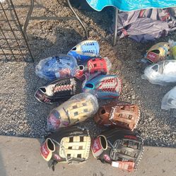 12.25 To 12.75 Rawlings Wilson Baseball Softball Outfield Gloves