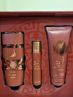 Lattafa Asad Bourbon Perfume Gift Set