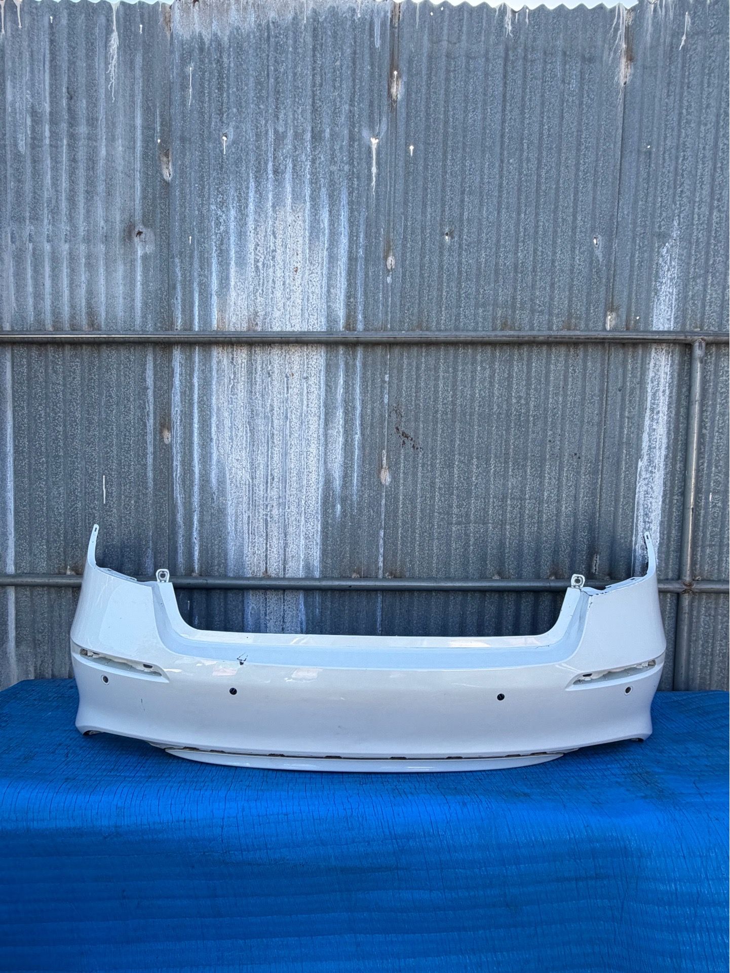 2022 2023 2024 2025 Honda Civic Sedan Rear Bumper White OEM (ORIGINAL)