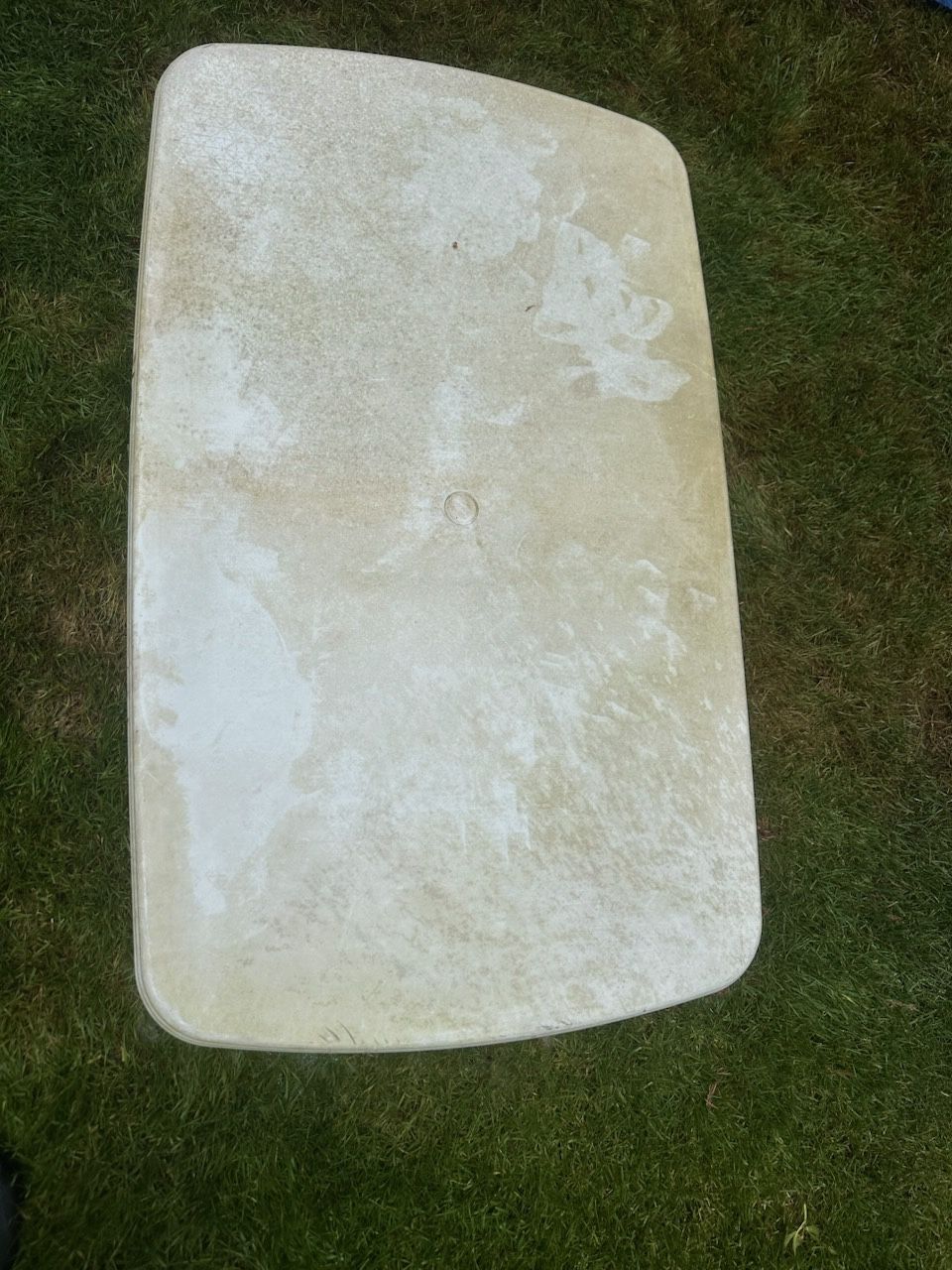 Free Plastic Rectangular Patio Table